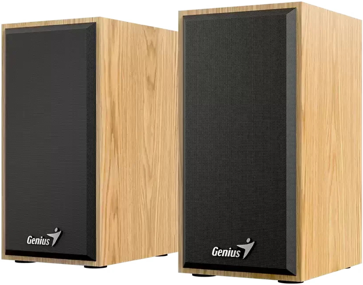 Озвучителна система Genius тонколони Speakers 2.0 - SP-HF180 - 6W, USB, Pine Woodна ниска цена с бърза доставка - BestPC.BG
