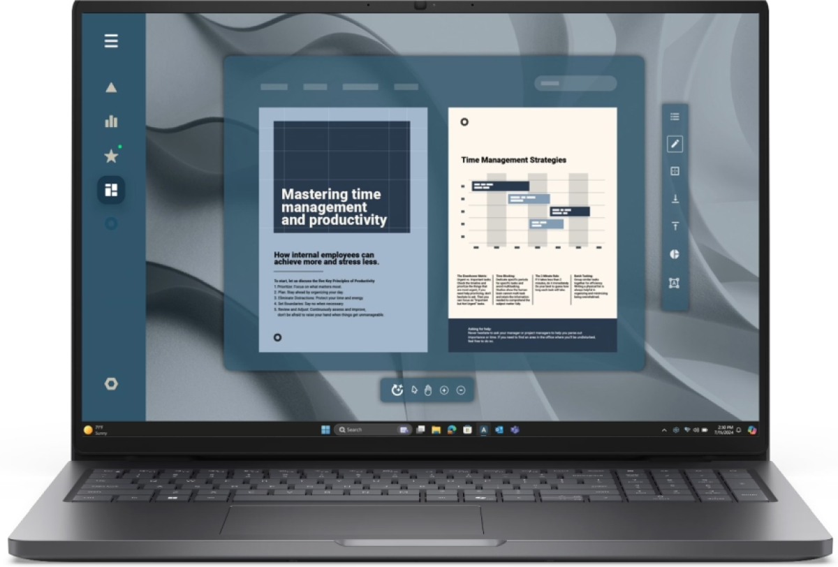 Лаптоп Dell Pro 16 PC16255, AMD Ryzen 5 PRO 230, 1000GB SSD, 16GB DDR5, 16.0" FHD+(1920x1200), Windows 11на ниска цена с бърза доставка - BestPC.BG