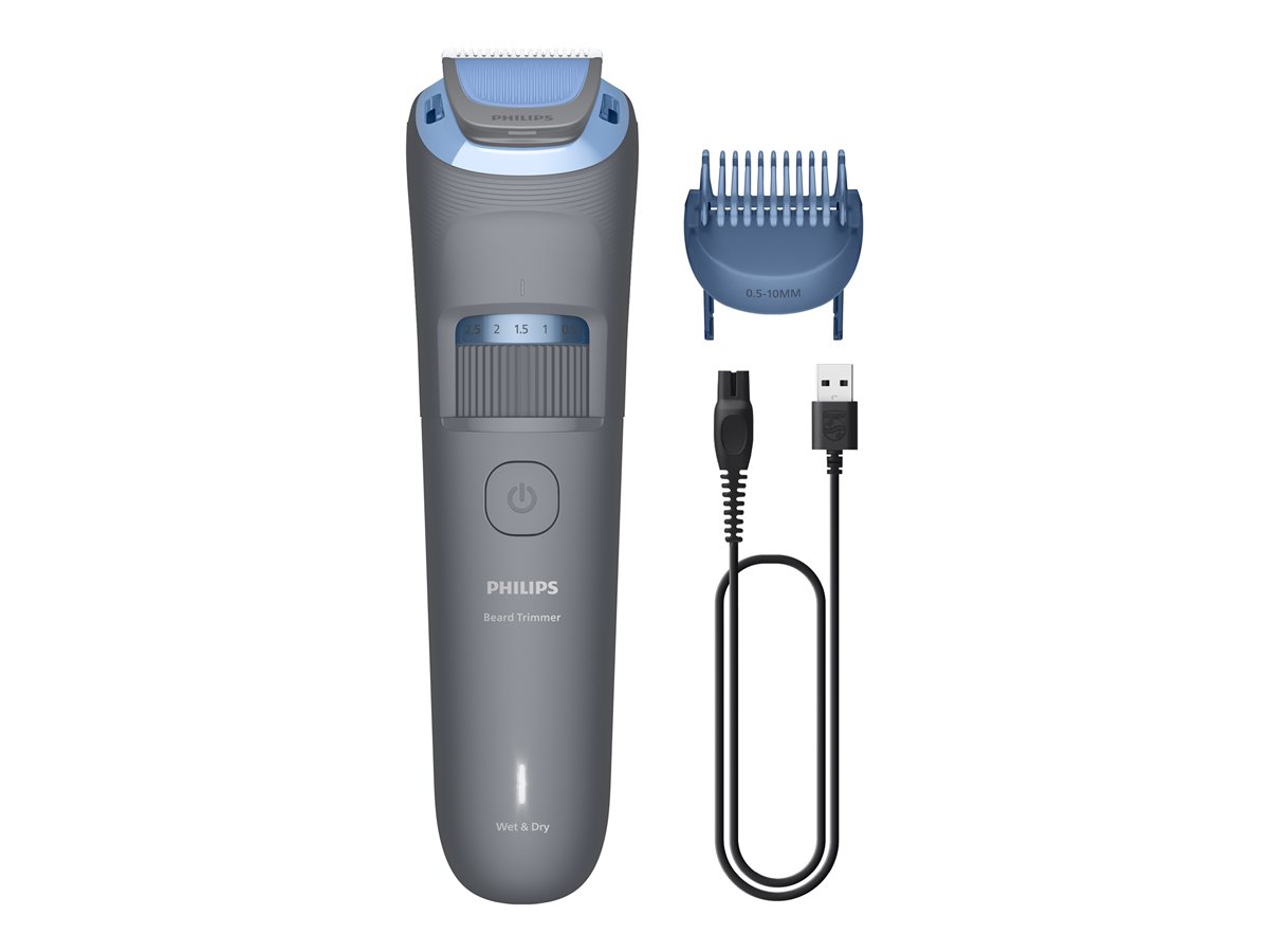 Тример PHILIPS Beard trimmer series 3000 60 minutes cordless use - 4 hours chargingна ниска цена с бърза доставка - BestPC.BG