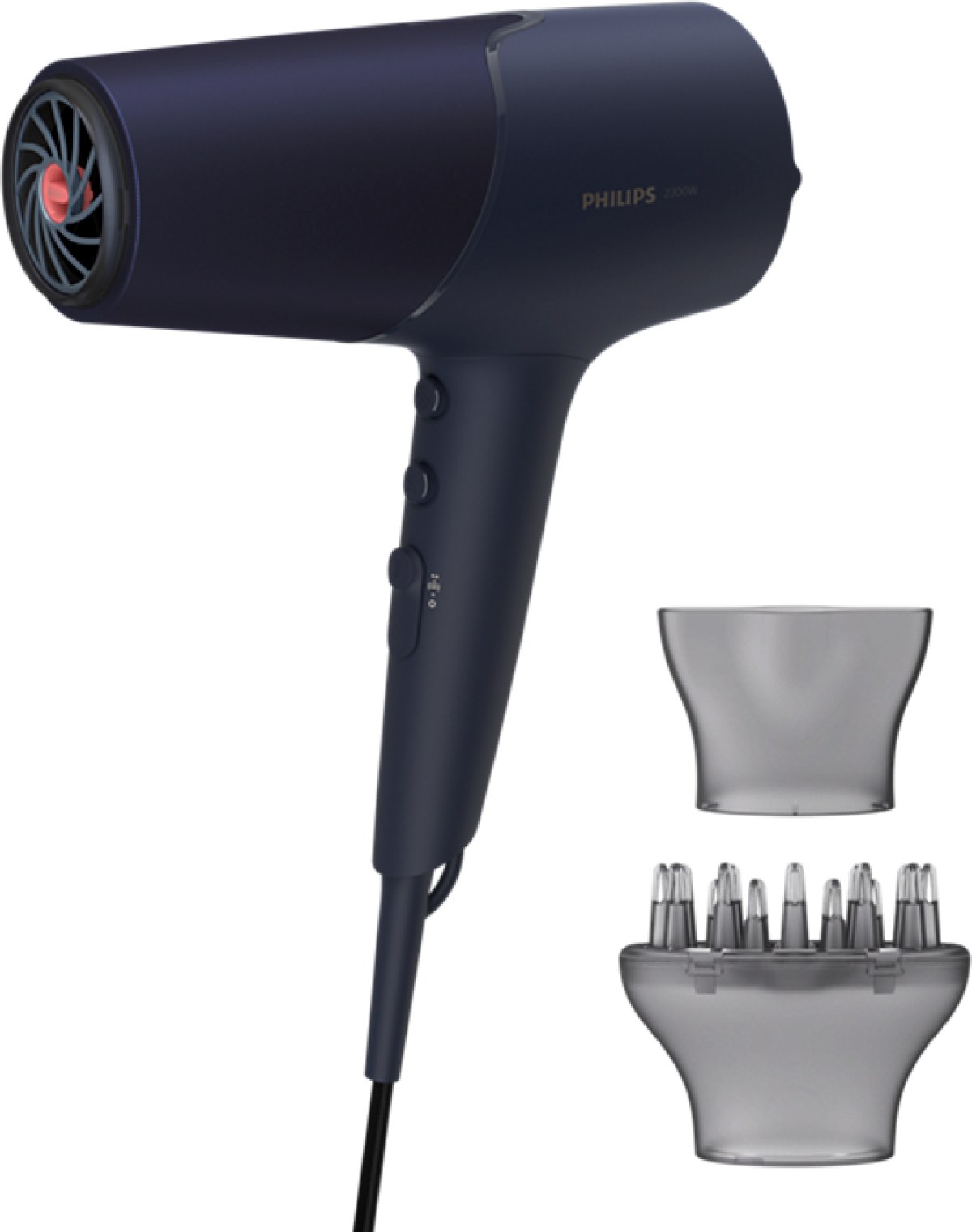 Сешоар Bundle PHILIPS BHD510 2300W x 6, ThermoShield технология, йонна грижа, синна ниска цена с бърза доставка - BestPC.BG