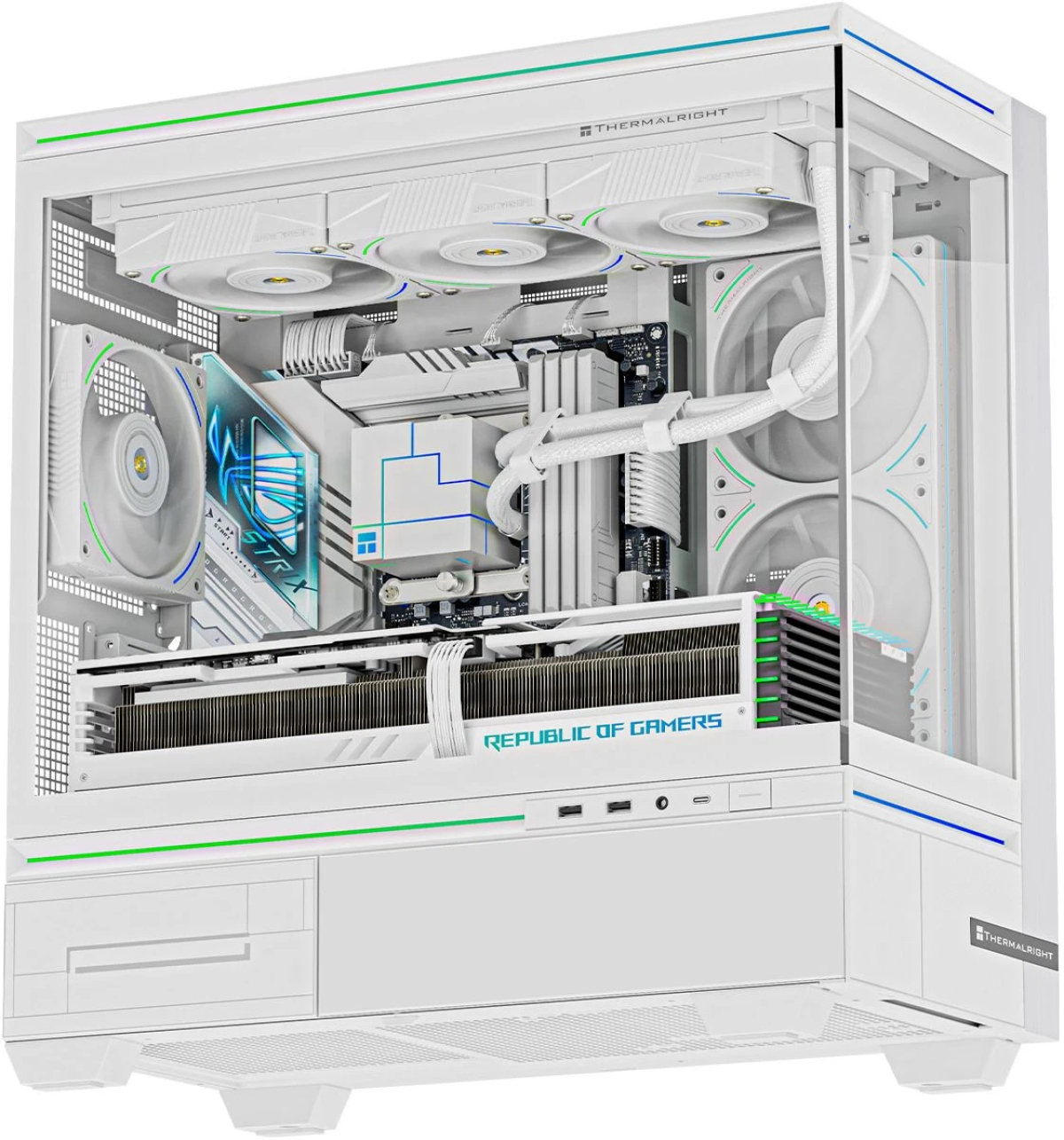 Thermalright кутия Case mATX - TL-M10 White - USB-Cна ниска цена с бърза доставка - BestPC.BG