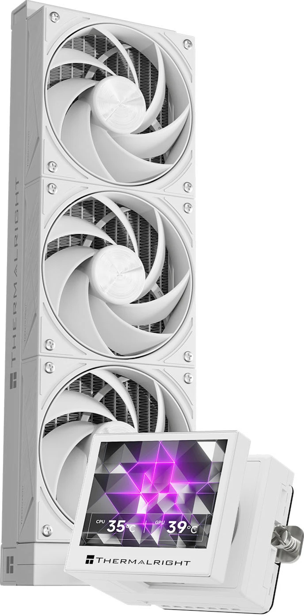 Thermalright водно охлаждане Water Cooling Stream Vision 360 White - 3.5 inch Full Color LCD Displayна ниска цена с бърза доставка - BestPC.BG