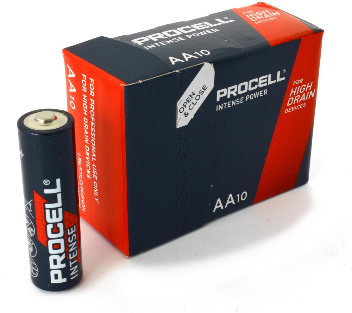 Алкална батерия LR6 1,5V AA  10pk опаковка INTENSE MX1500  PROCELLна ниска цена с бърза доставка - BestPC.BG