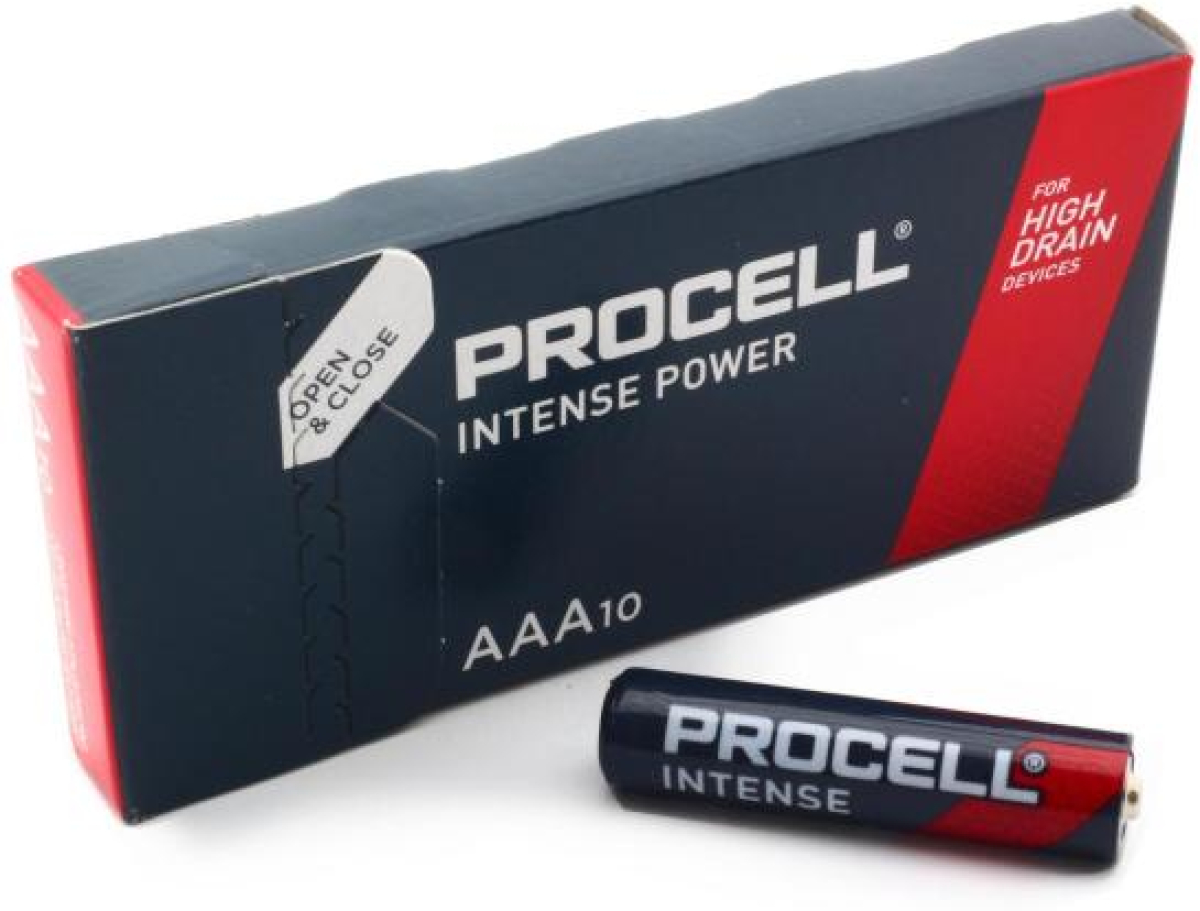 Алкална батерия LR03 1,5V AAA  10pk опаковка INTENSE MX2400  PROCELLна ниска цена с бърза доставка - BestPC.BG