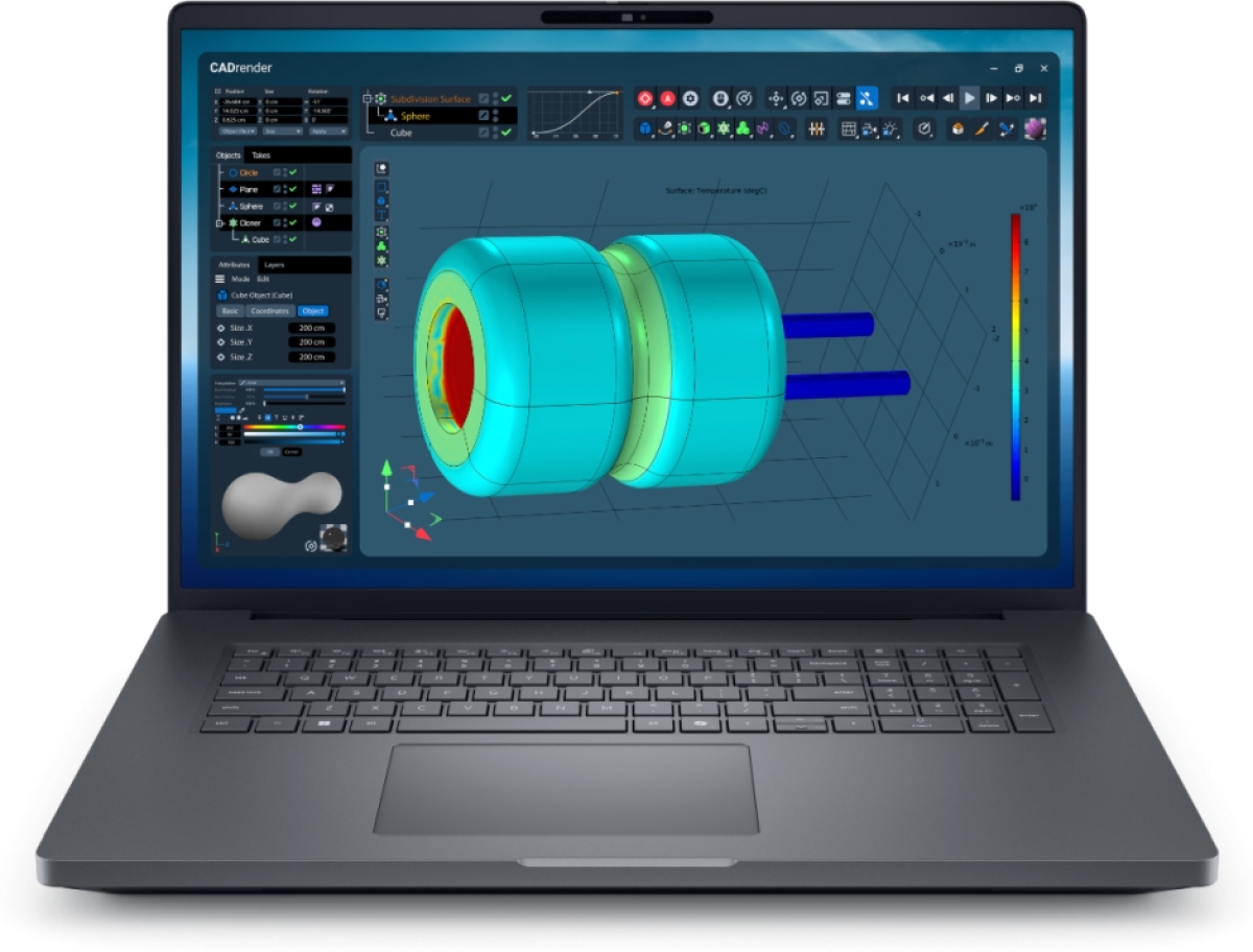 Лаптоп Dell Pro Max 18 Plus MB18250, Intel Ultra 9 285HX, 1000GB SSD, 32GB DDR5, 18" QHD+ (2560x1600), Windows 11 Proна ниска цена с бърза доставка - BestPC.BG