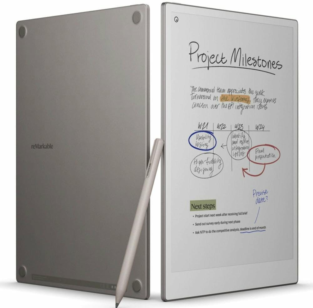 Таблет reMarkable Paper Pro 11.8, с включен стилус Marker Plus, Сивна ниска цена с бърза доставка - BestPC.BG