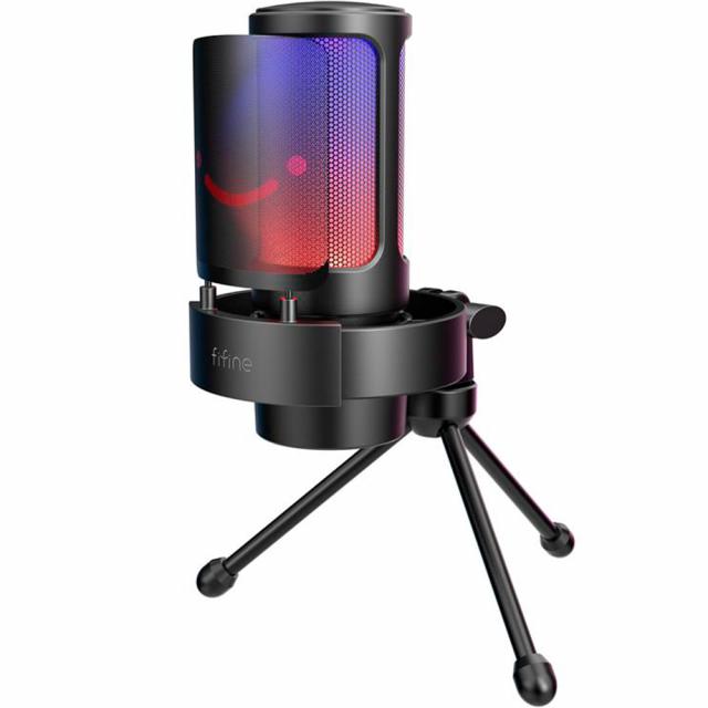 Настолен микрофон FIFINE A8V RGB - Blackна ниска цена с бърза доставка - BestPC.BG