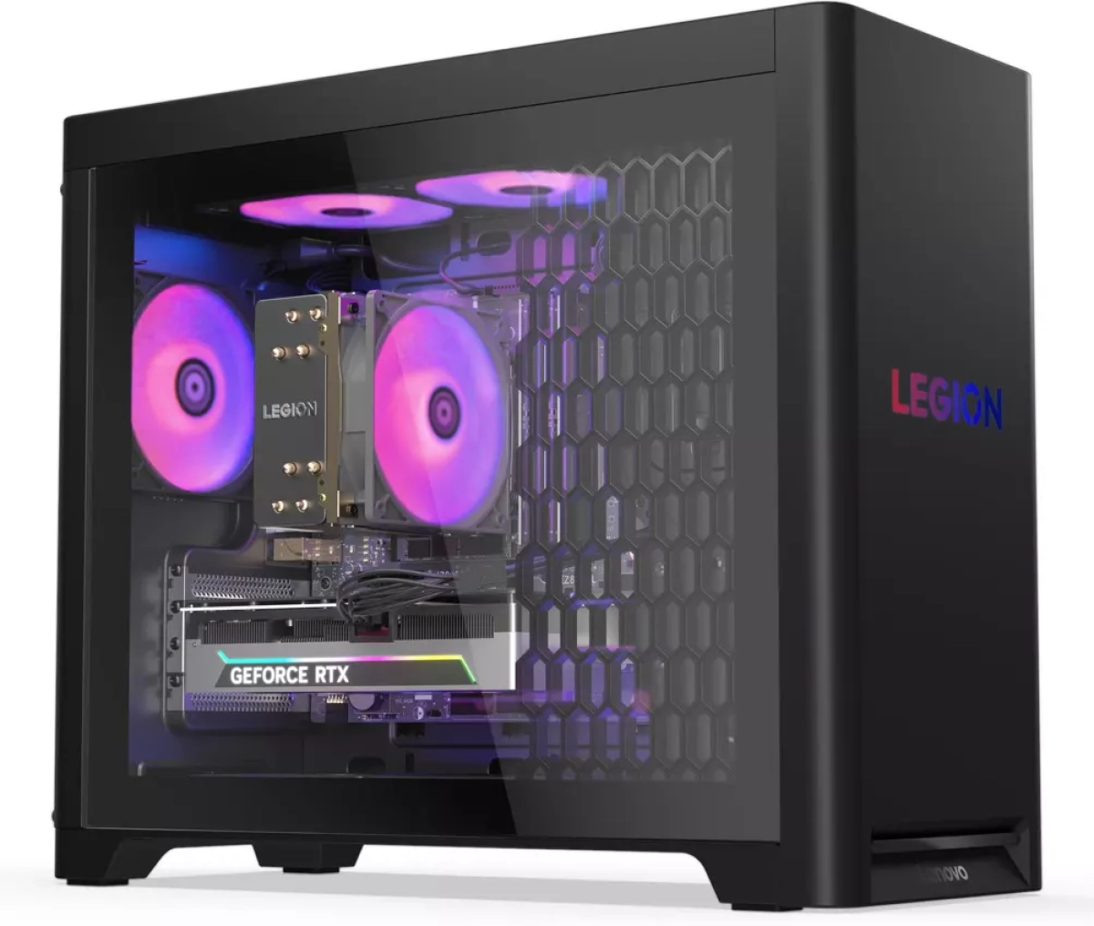 Компютър Lenovo Legion T5 30AGB10, AMD Ryzen 9 7950X3D 4.2/5.7GHz, GF RTX 5070 Ti 16GB, 32GB DDR5, 2TB NVme SSD, Без OSна ниска цена с бърза доставка - BestPC.BG