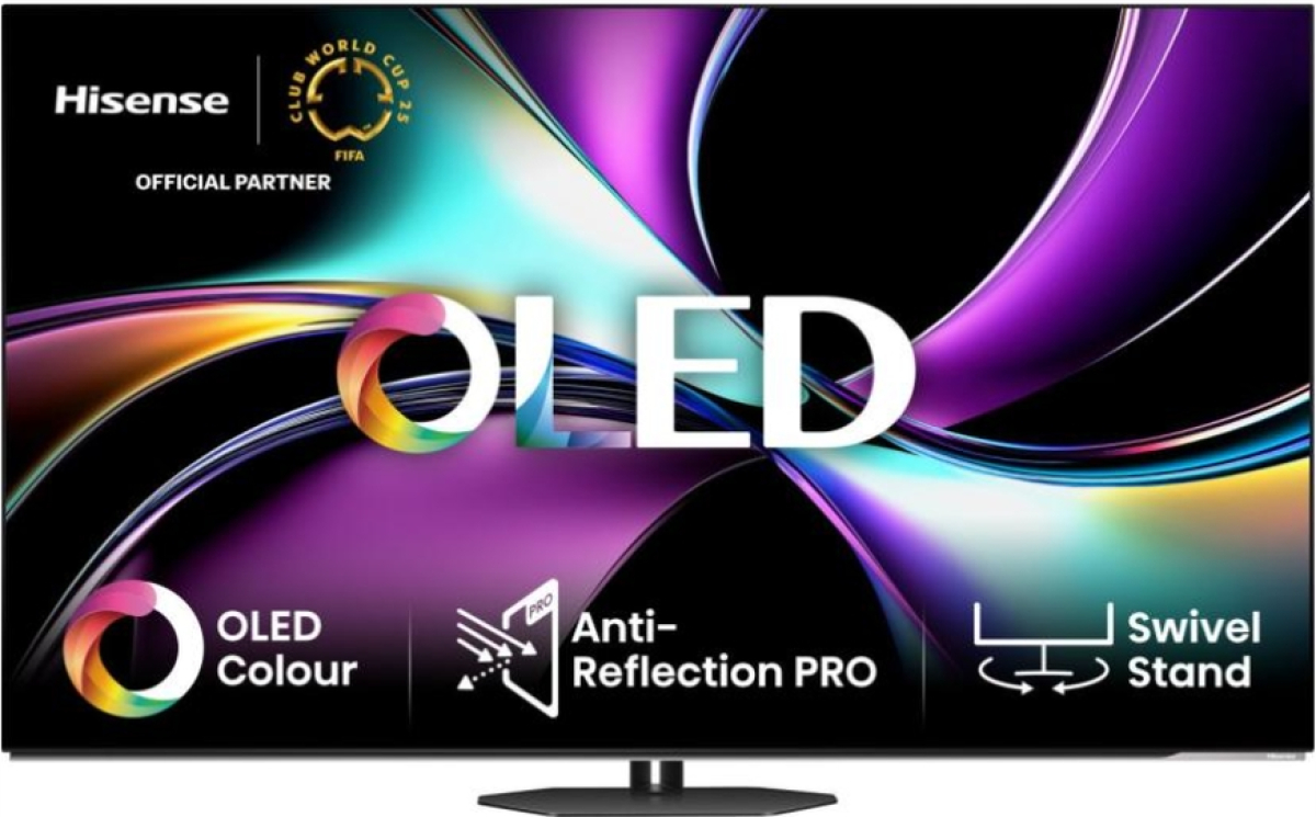 Телевизор Hisense 55" A85Q, 4K UHD OLED Smart TV, 120Hz, 1000 nits,HDMI 2.1, Game Mode Pro, AMD FreeSync Premium, Bluetooth, Черенна ниска цена с бърза доставка - BestPC.BG