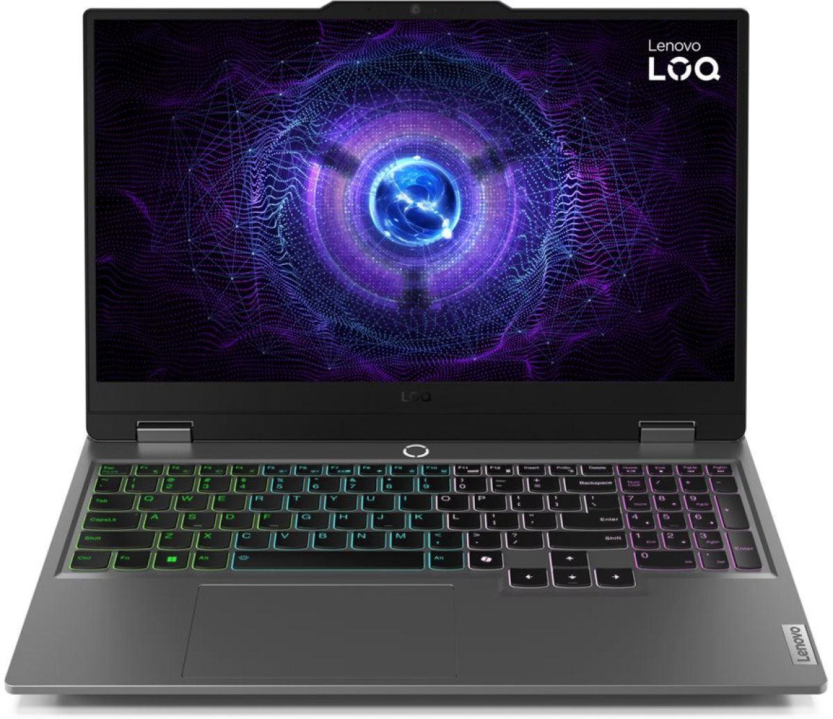 Лаптоп LENOVO LOQ, Intel Core i5-13450HX, 32 GB DDR5, 1TB M.2 NVMe SSD, NVIDIA RTX 3050 6GB GDDR6, 15.6inch FHD, W11H, сивна ниска цена с бърза доставка - BestPC.BG
