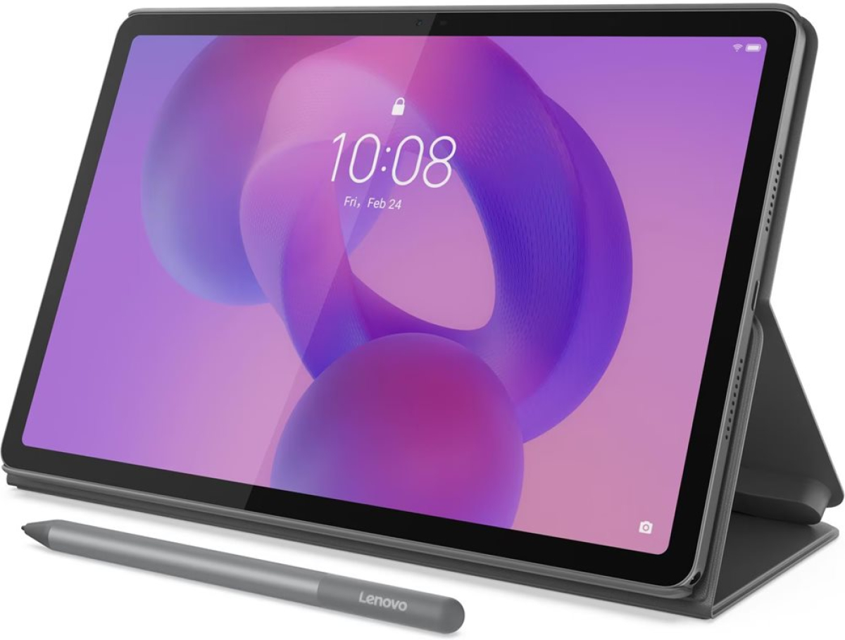Таблет LENOVO Idea Tab, WiFi, 256 GB, 11" IPS (2560 x 1600), 90Hz, 8GB DDR4x, Android 15, сив + клавиатура и писалкана ниска цена с бърза доставка - BestPC.BG