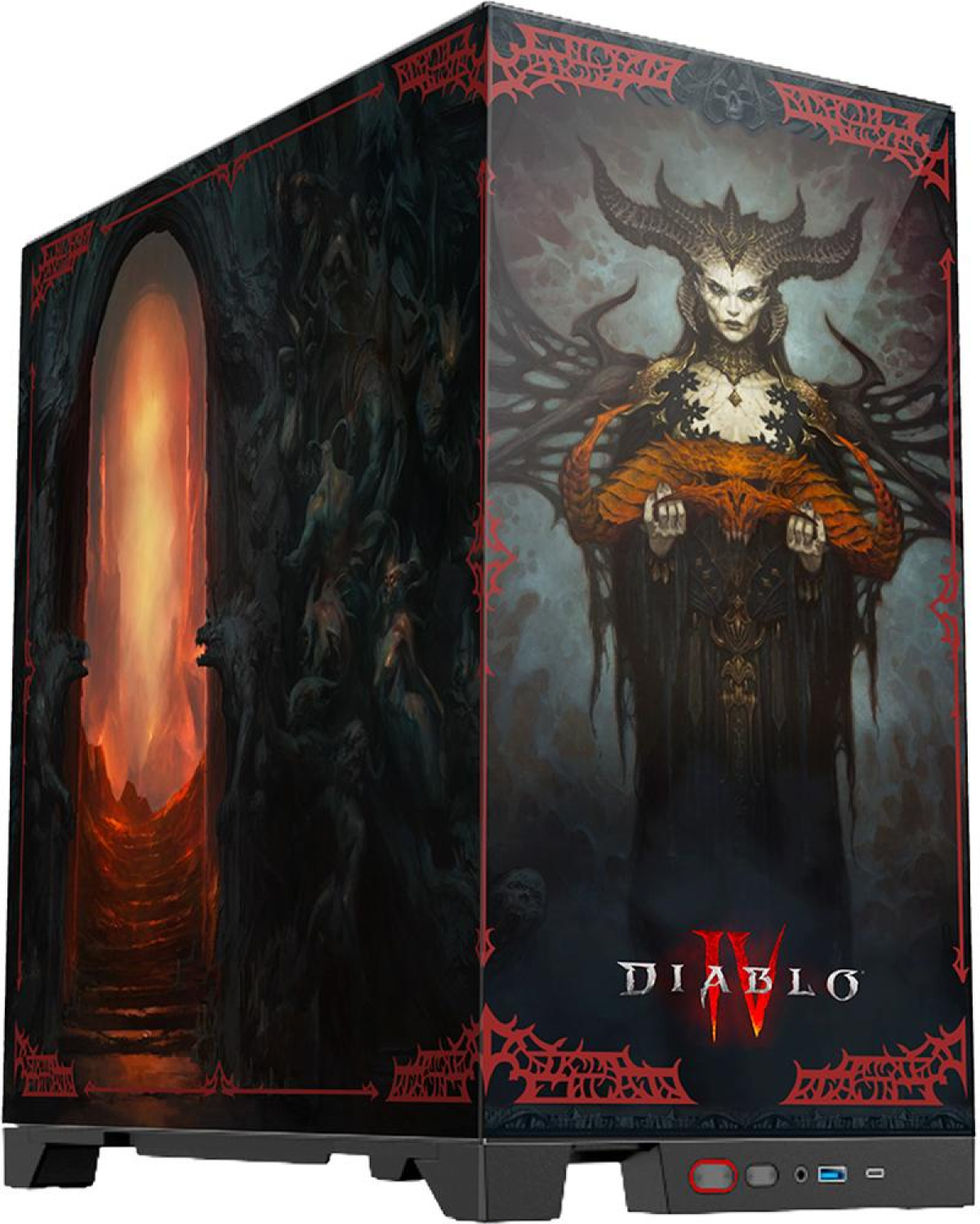 Кутия Diablo IV - Lilith PC Gaming Case Limited Edition ATXна ниска цена с бърза доставка - BestPC.BG