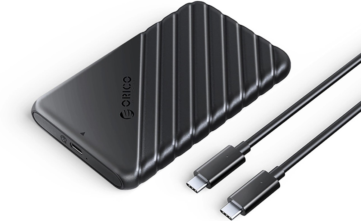 Кутия/Чекмедже за HDD Кутия за 2.5" SSD-HDD дискове Orico 25PW1C-C3 USB-C 3.1 6Gb-s Disk Drive - чернана ниска цена с бърза доставка - BestPC.BG