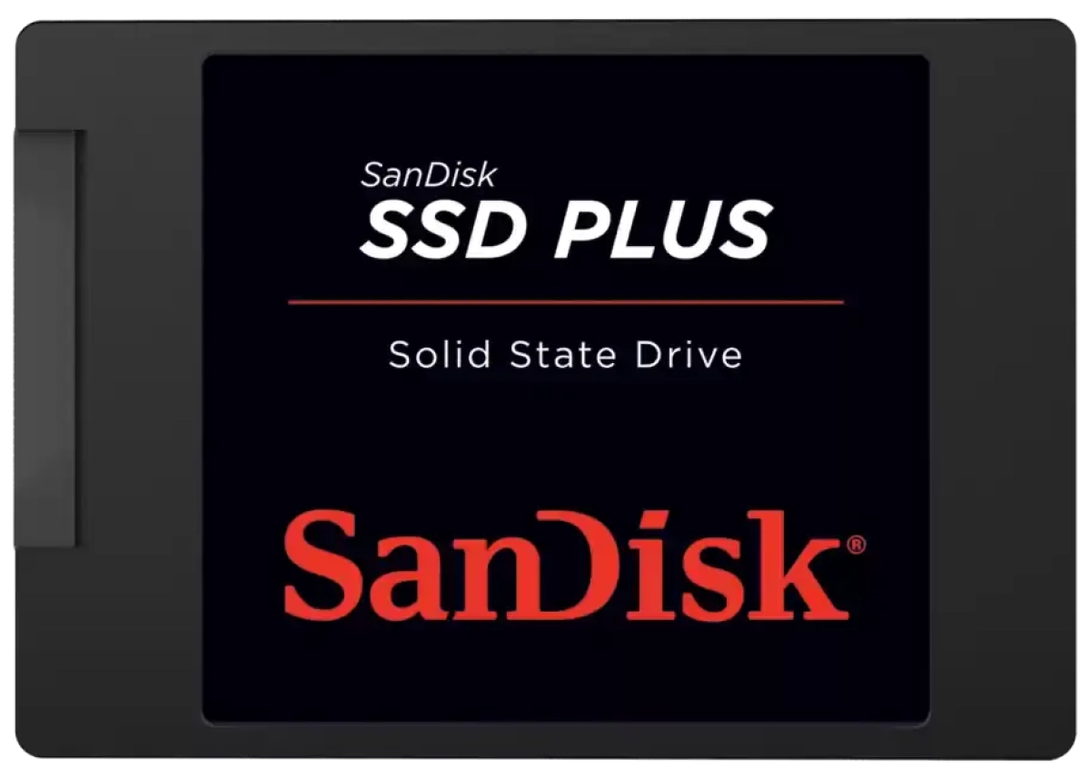 SSD SanDisk SSD Plus 545GB, SATA Revision 3.0 (6 Gb-s), до 505MB-s четене, до 440MB-s записна ниска цена с бърза доставка - BestPC.BG