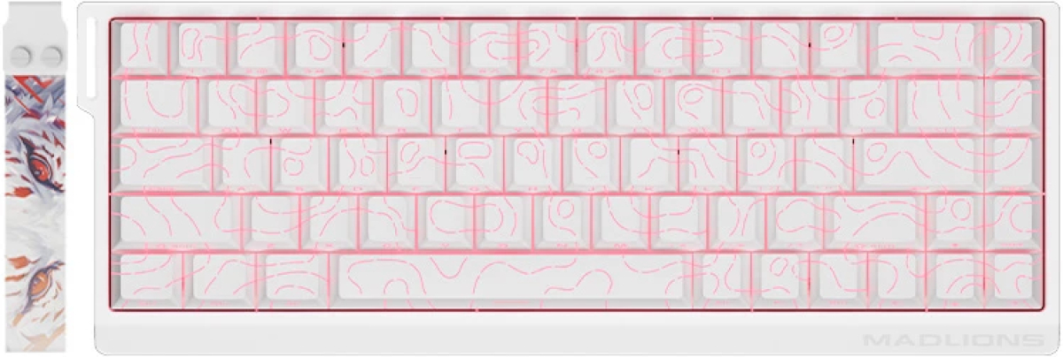 Клавиатура Professional Gaming Mechanical Keyboard MAD 68 HE Flagship V2 - 8K, Magnetic Amber Pro Switches - Whiteна ниска цена с бърза доставка - BestPC.BG