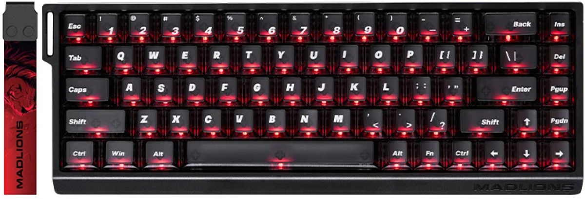 Клавиатура Professional Gaming Mechanical Keyboard MAD 68 HE Flagship V2 - 8K, Magnetic Amber Pro Switches - Blackна ниска цена с бърза доставка - BestPC.BG