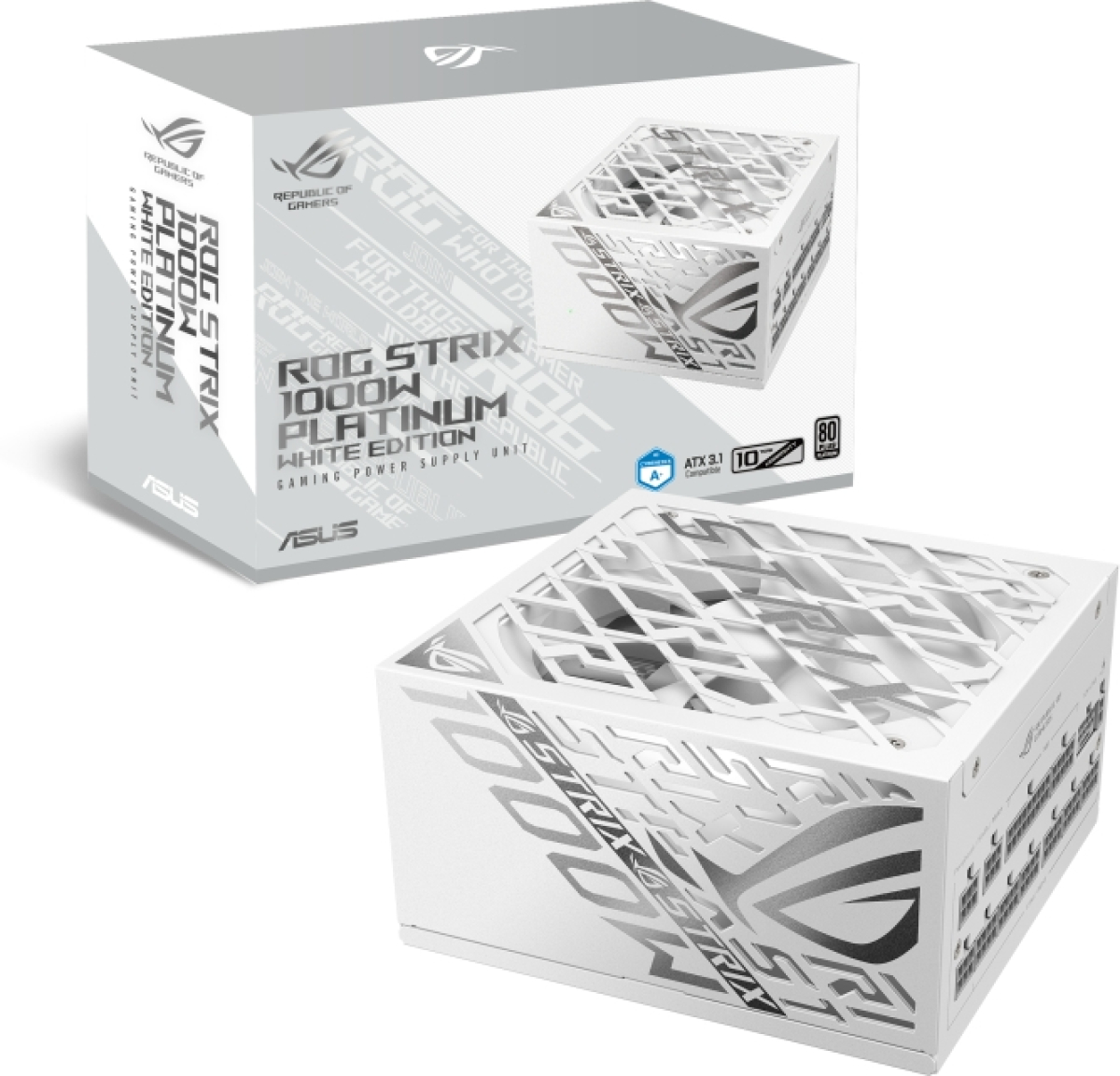 Захранване Asus ROG Strix 1000W Whiteна ниска цена с бърза доставка - BestPC.BG