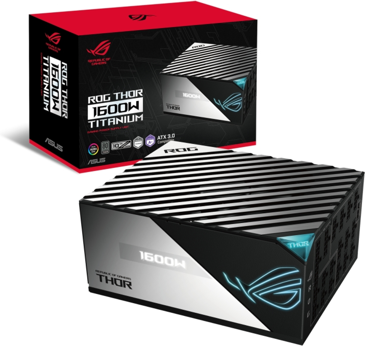 Захранване Asus ROG Thor, 1600W, 80Plus Titaniumна ниска цена с бърза доставка - BestPC.BG