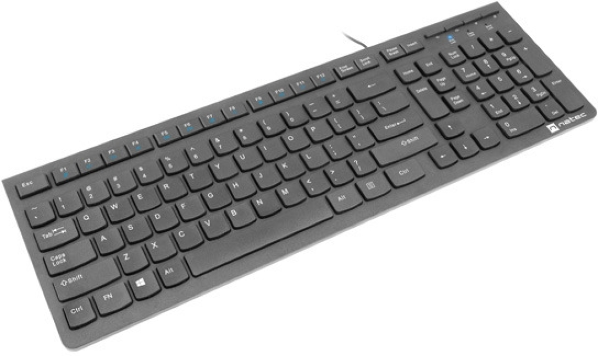 Клавиатура Natec Keyboard Discus 2 SLIM US Layout Blackна ниска цена с бърза доставка - BestPC.BG