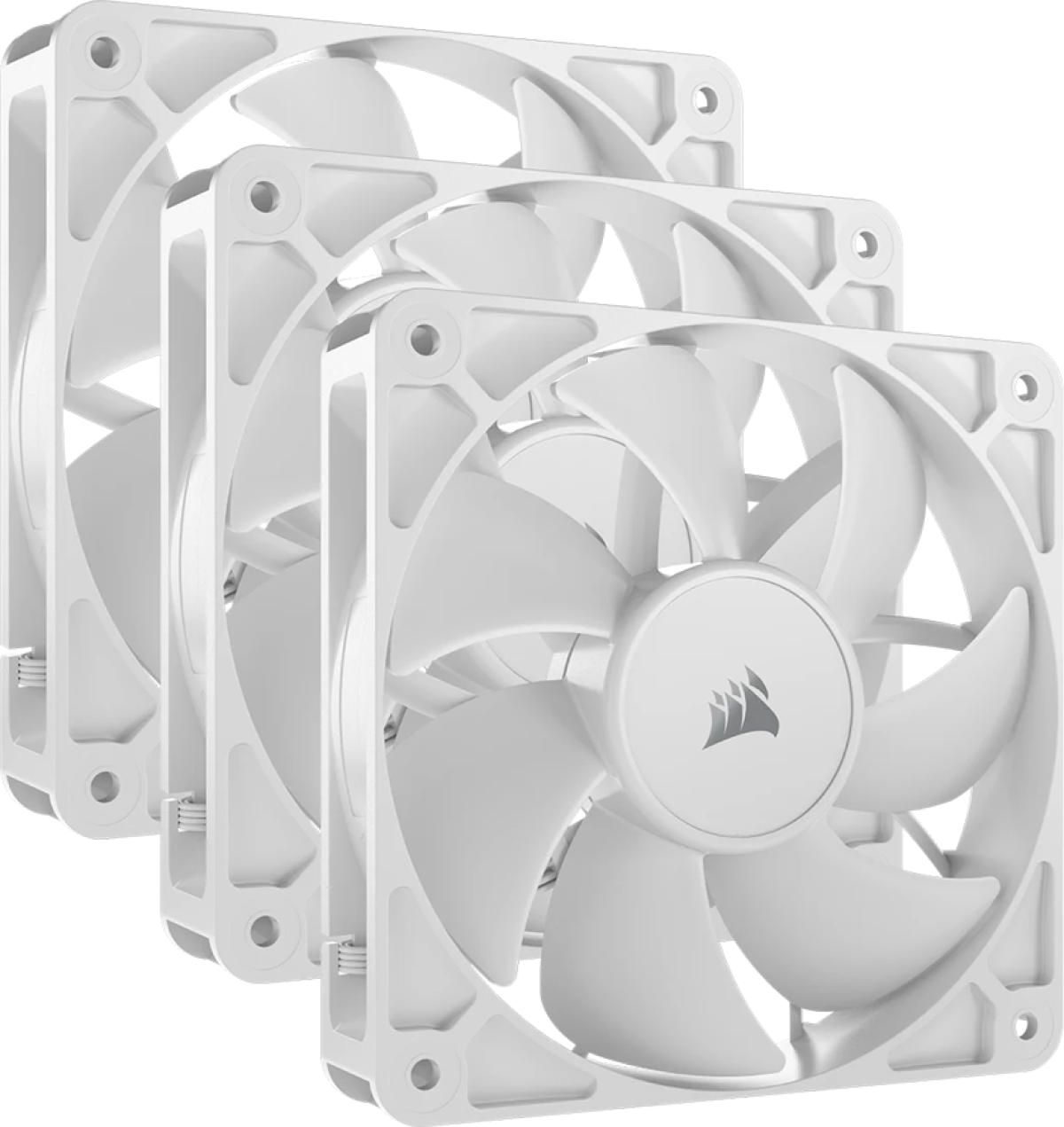 Вентилатор CORSAIR RS120 White, 120mm Fan, Triple Packна ниска цена с бърза доставка - BestPC.BG