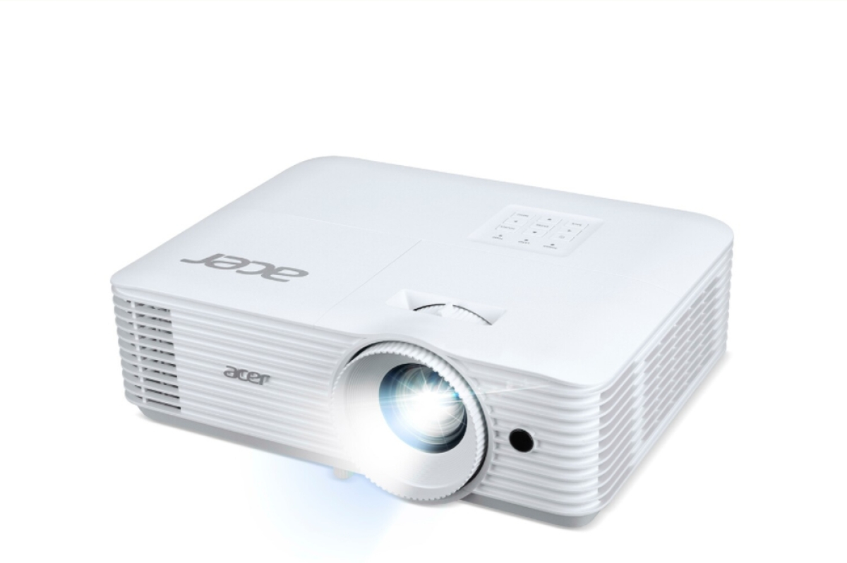 Проектор Acer Projector P1258i, DLP, XGA (1024x768), 4800 ANSI Lumens, 20000:1, 1.3x, 2x HDMI (1.4a), VGA, RCA, Audio in/out, Whiteна ниска цена с бърза доставка - BestPC.BG