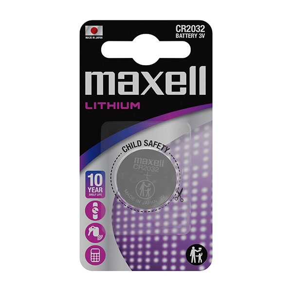 Бутонна батерия Maxell CR2032, 3V, 210mAh, литиевана ниска цена с бърза доставка - BestPC.BG