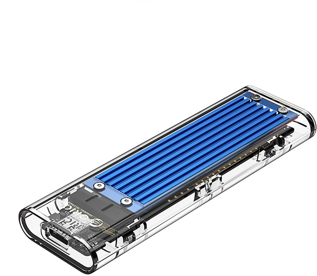 Кутия/Чекмедже за HDD Кутия Orico TCM2-C3 за диск M.2 NVME към USB-C 10Gb-s - синяна ниска цена с бърза доставка - BestPC.BG