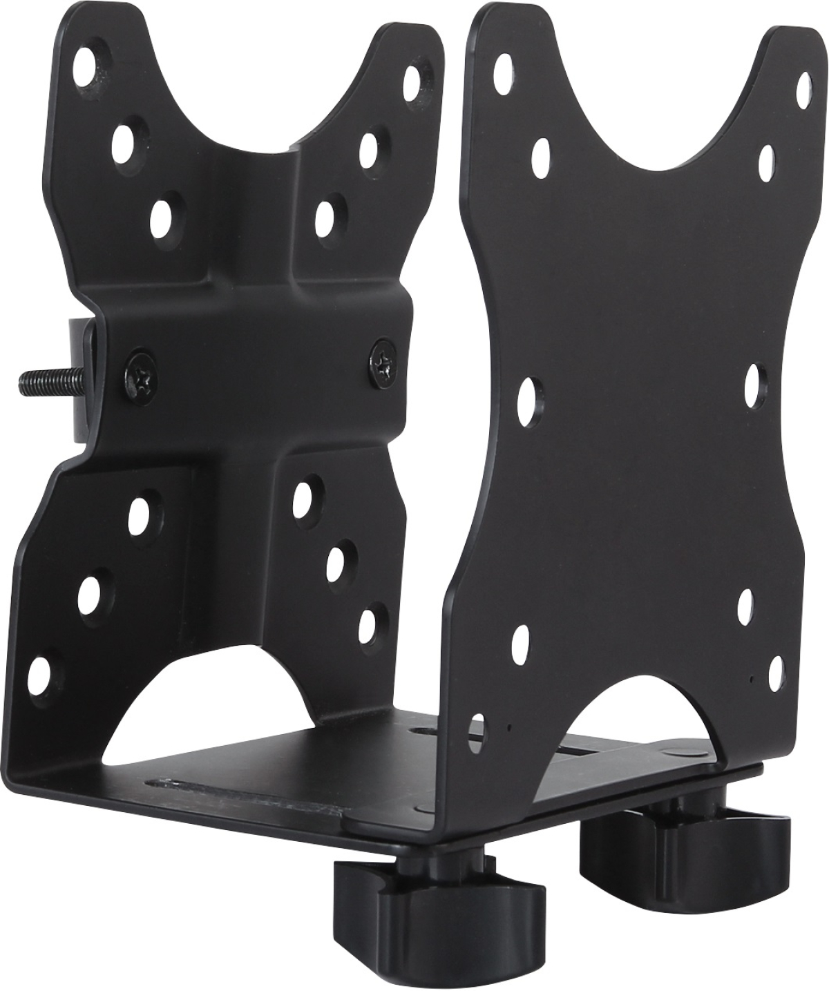 Продукт DIGITUS DA-90360, Многофункционална стойка за мини настолен компютър, 5 кг, 75/100 VESA модел, черенна ниска цена с бърза доставка - BestPC.BG