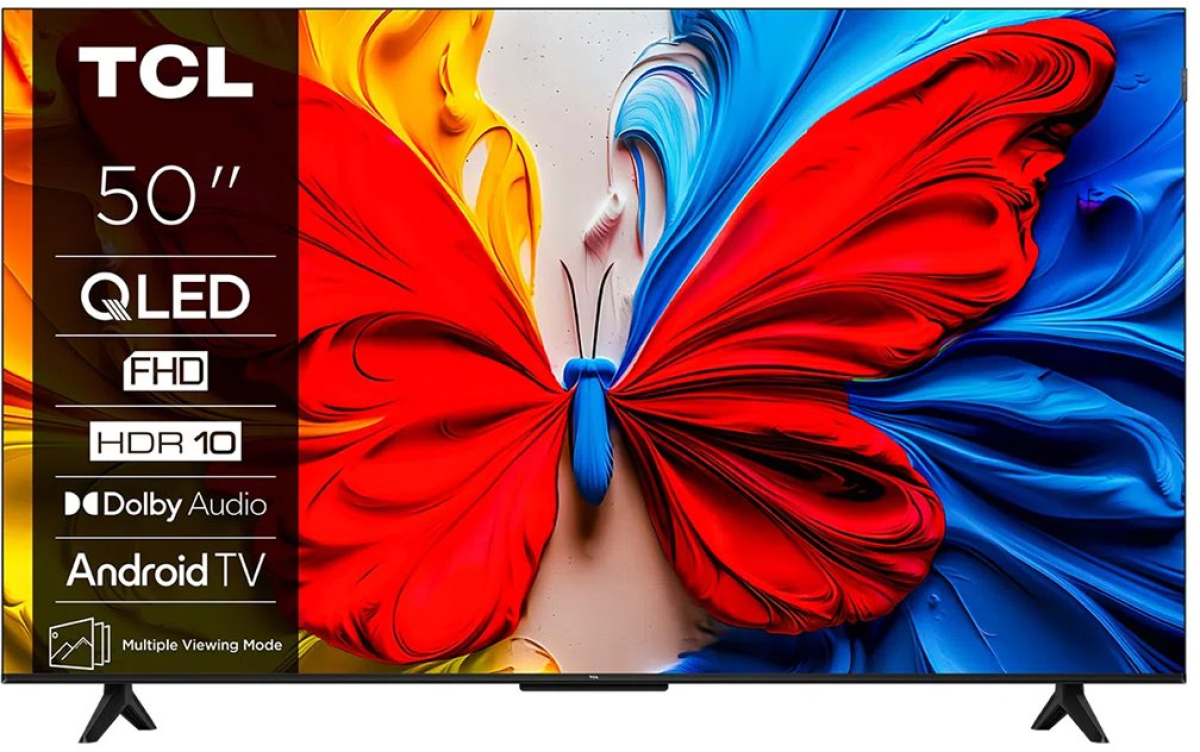 Телевизор TCL 50S5K 50inch QLED FHD Dolby Audio 2x10w Google TVна ниска цена с бърза доставка - BestPC.BG