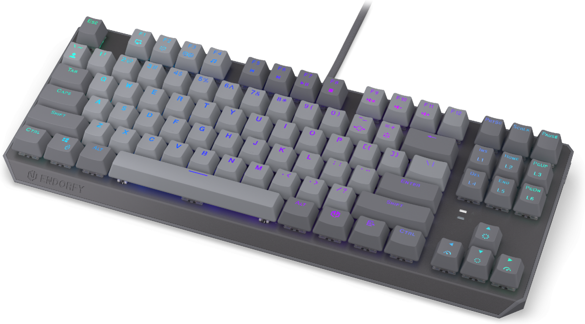 Endorfy механична клавиатура Thock V2 TKL, PBT, Endorfy Red switch, US Layoutна ниска цена с бърза доставка - BestPC.BG