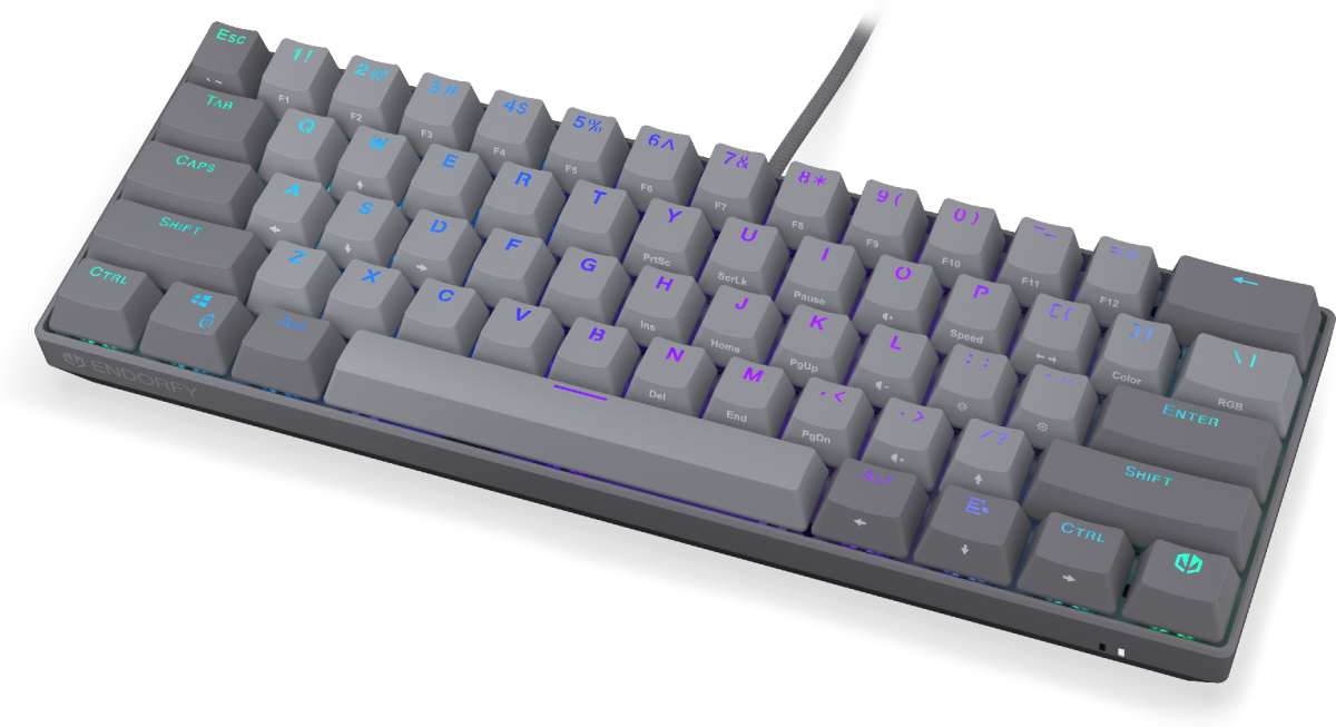 Endorfy механична клавиатура Thock V2 Compact, PBT, Endorfy Red switch, US Layoutна ниска цена с бърза доставка - BestPC.BG