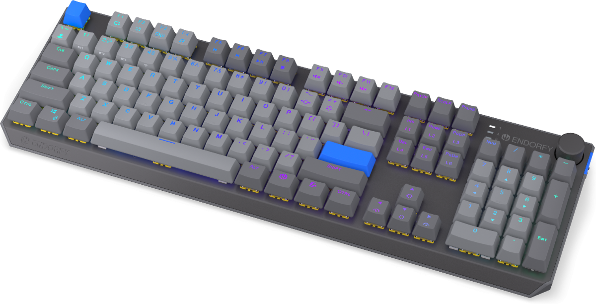 Endorfy механична клавиатура Thock Wireless V2 Full Size, PBT, Endorfy Yellow switch, US Layoutна ниска цена с бърза доставка - BestPC.BG