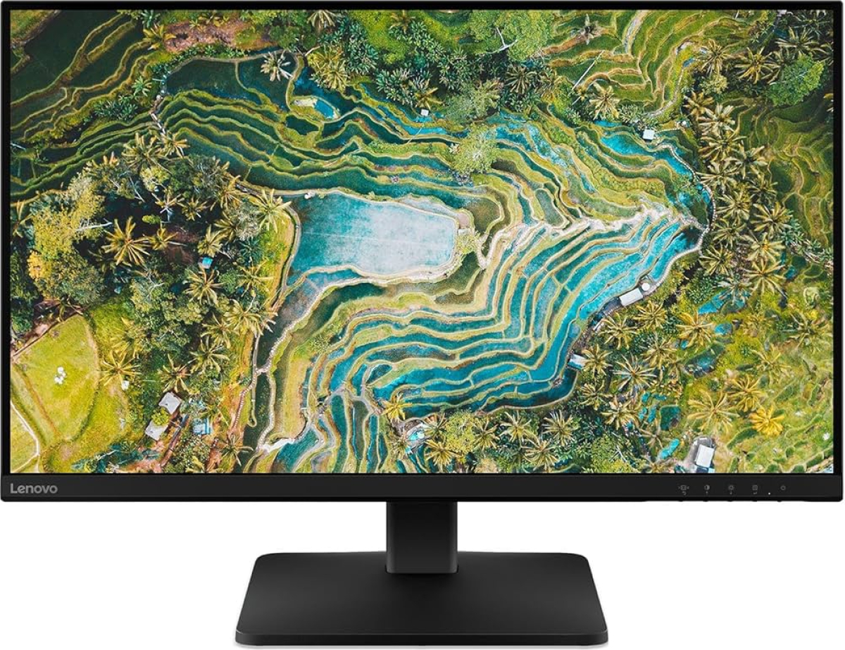 Монитор LENOVO L27QE, 27" 100Hz, QHD 2560x1440 16:9, 1x DisplayPort, 1x HDMI, Черенна ниска цена с бърза доставка - BestPC.BG