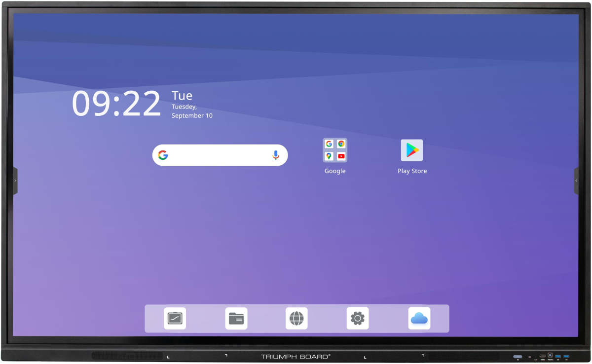 Интерактивен мулти-тъч дисплей TRIUMPH BOARD 65 IFP BLACK G, Android 14на ниска цена с бърза доставка - BestPC.BG