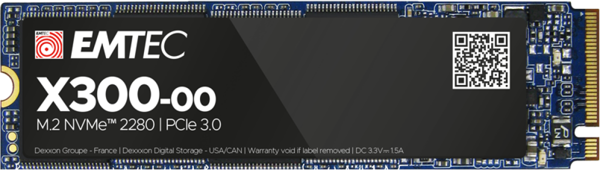 SSD EMTEC X300 512G M2 PCIE3на ниска цена с бърза доставка - BestPC.BG