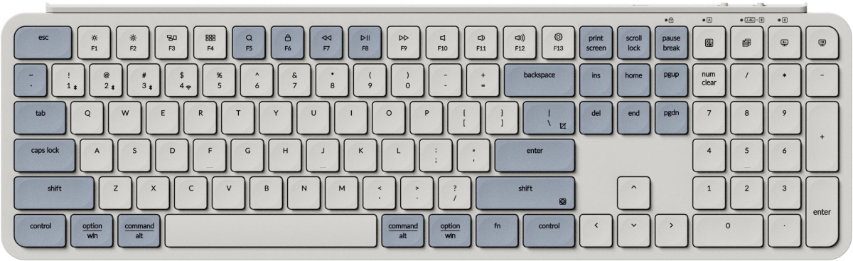 Клавиатура Keychron B6P-K11, геймърска, безжична, мембранни бутони, мултимедийни функции, бежовна ниска цена с бърза доставка - BestPC.BG