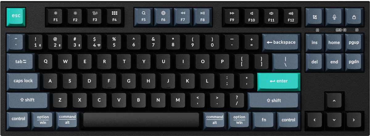 Клавиатура Keychron B33-K9, геймърска, мембранна, безжична, мултимедийни функции, черенна ниска цена с бърза доставка - BestPC.BG