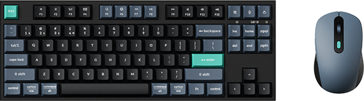 Клавиатура Keychron KCBD1, безжична, Bluetooth 5.2, PAW3212, 1000 Hz,черенна ниска цена с бърза доставка - BestPC.BG