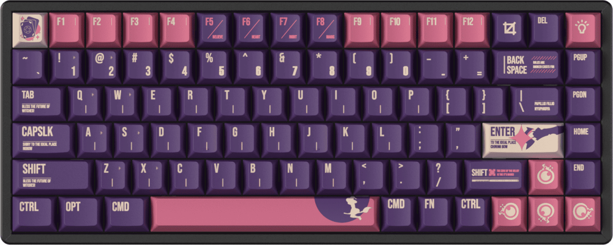 Продукт Капачки за механична клавиатура Keychron Cherry Profile Dye-Sub PBT Full Keycap Set - Lunar Whiteна ниска цена с бърза доставка - BestPC.BG