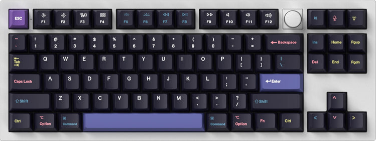 Продукт Капачки за механична клавиатура Keychron Cherry Profile Dye-Sub PBT, 133 броя, черенна ниска цена с бърза доставка - BestPC.BG