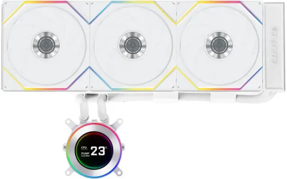 Охладител за процесор Lian Li HydroShift II LCD-C 360TL ARGB - Бялна ниска цена с бърза доставка - BestPC.BG
