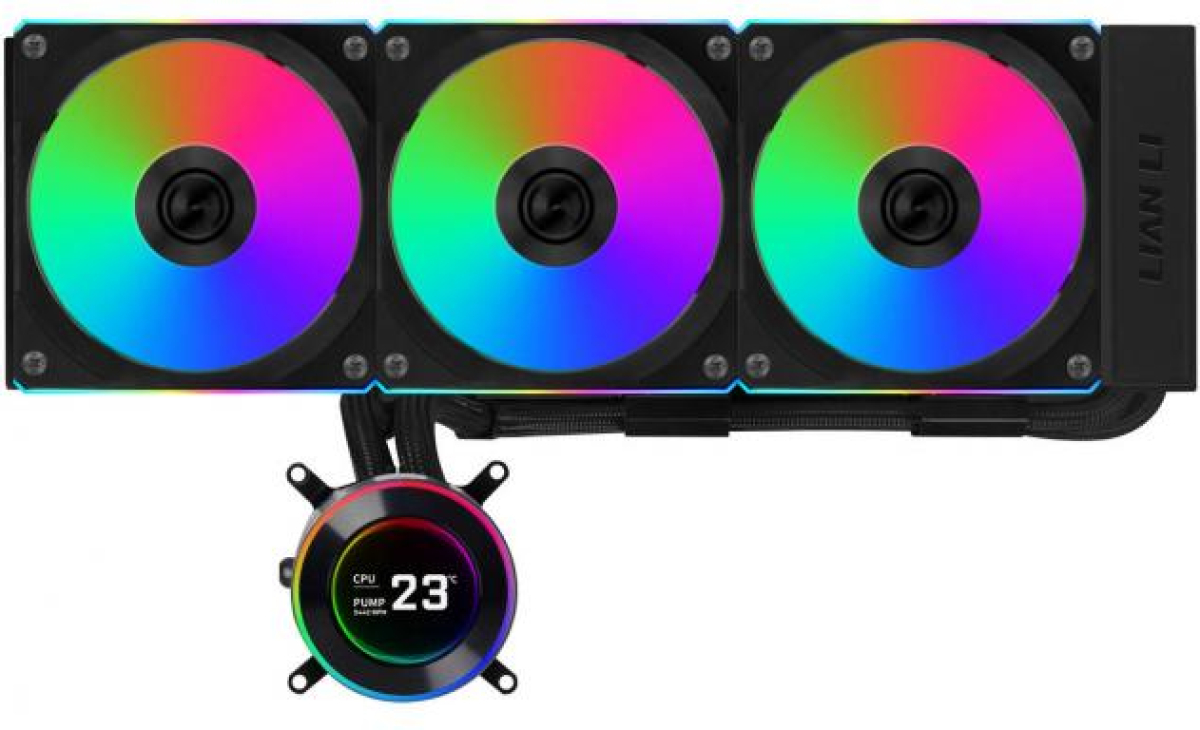 Охладител за процесор Lian Li HydroShift II LCD-C 360CL ARGB - Черенна ниска цена с бърза доставка - BestPC.BG