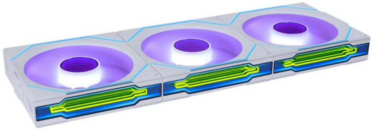 Вентилатори 3бр Lian Li UNI FAN SL-INF Wireless ARGB PWM Reverse - 120 mm Бели + Контролерна ниска цена с бърза доставка - BestPC.BG