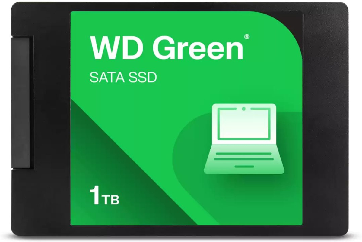 SSD WD Green SATA 1TB 2.5inch POWERED BY SANDISKна ниска цена с бърза доставка - BestPC.BG