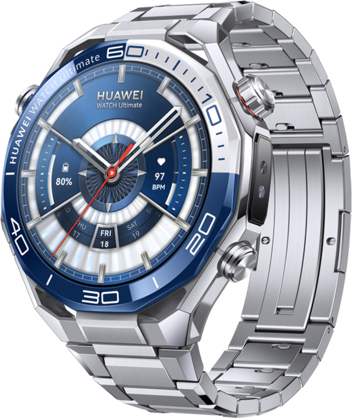 Смарт часовник Huawei Watch Ultimate 2 March-B29 Blue - синна ниска цена с бърза доставка - BestPC.BG