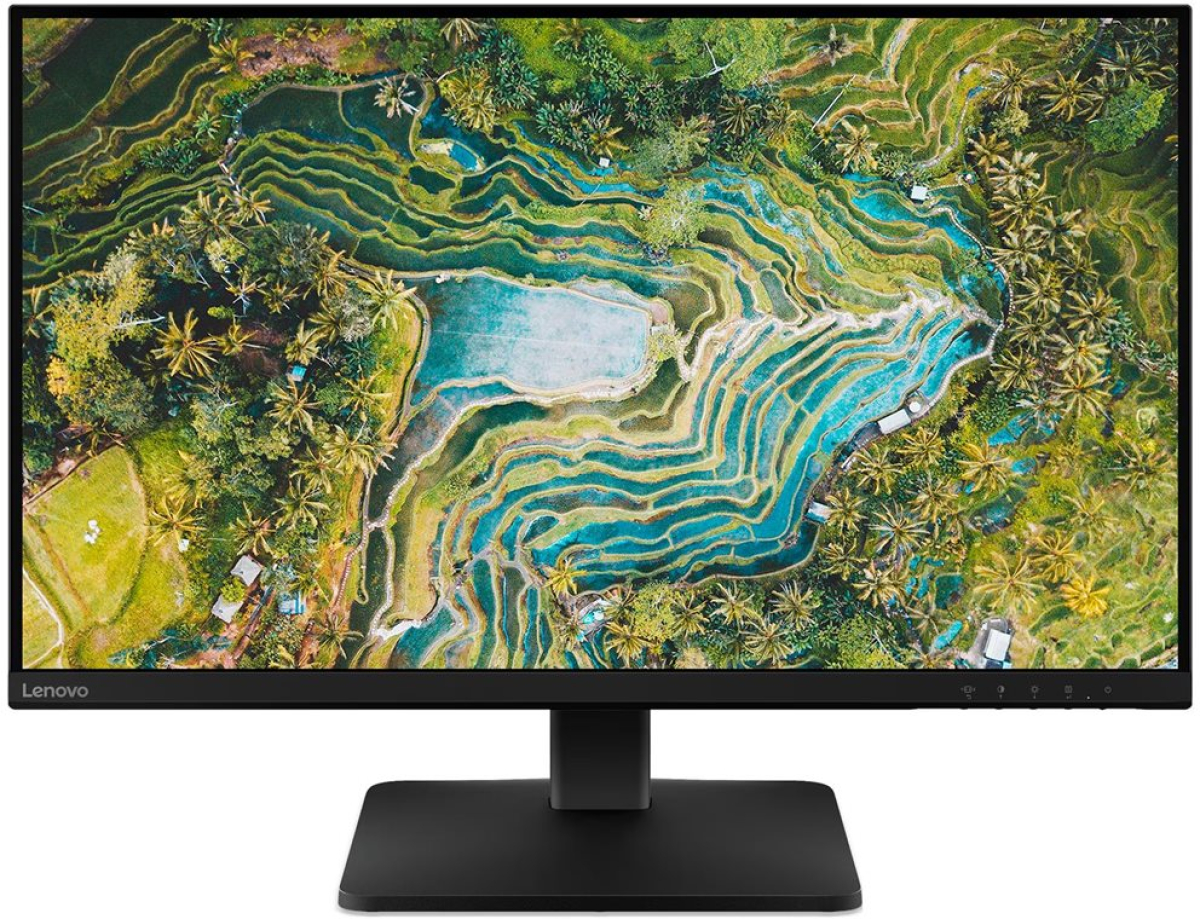 Монитор LENOVO L27qe 27inch, 2560 x 1440 QHD, 100Hz, IPS, 250cd-m2, 6 ms, HDMI 2.1, DP 1.4, черенна ниска цена с бърза доставка - BestPC.BG