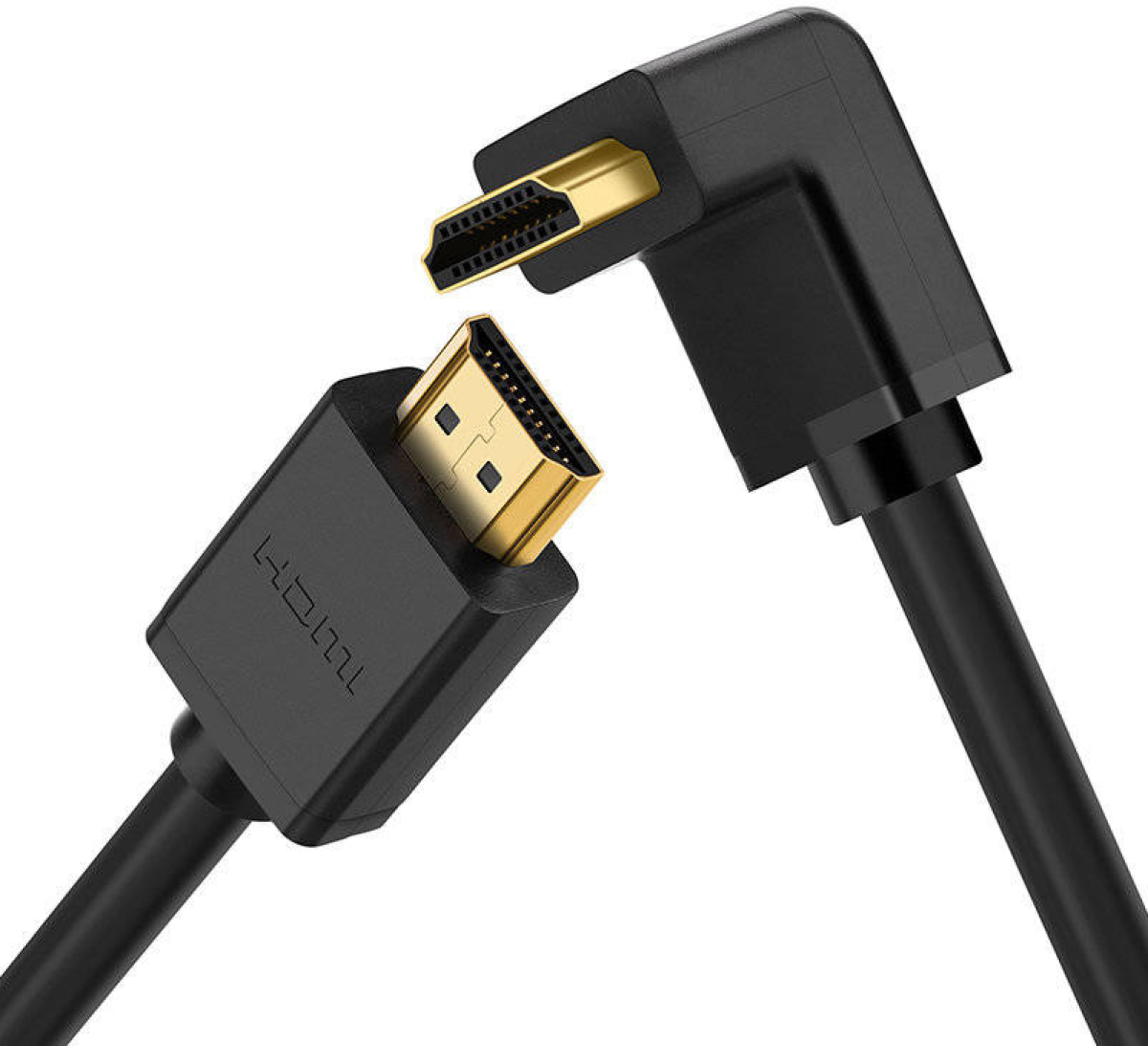 Кабел UGREEN HD103 10173 HDMI Cable 1 м, 4K@30Hz (90° ъглов конектор)на ниска цена с бърза доставка - BestPC.BG