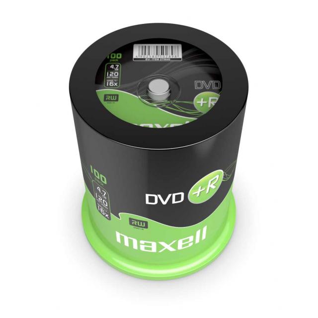 Продукт DVD+R MAXELL, 4,7 GB, 16x, 100 бр. CAKE BOXна ниска цена с бърза доставка - BestPC.BG