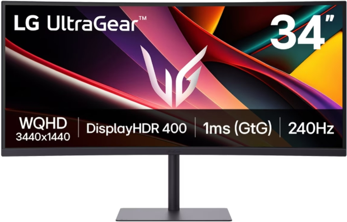 Монитор LG 34G630A-B, 34", UltraGear 21:9 Curved, VA, WQHD (3440x1440), 240Hz, VRR, USB, USB-C, HDMI, Height, Swivel, Tilt, Blackна ниска цена с бърза доставка - BestPC.BG