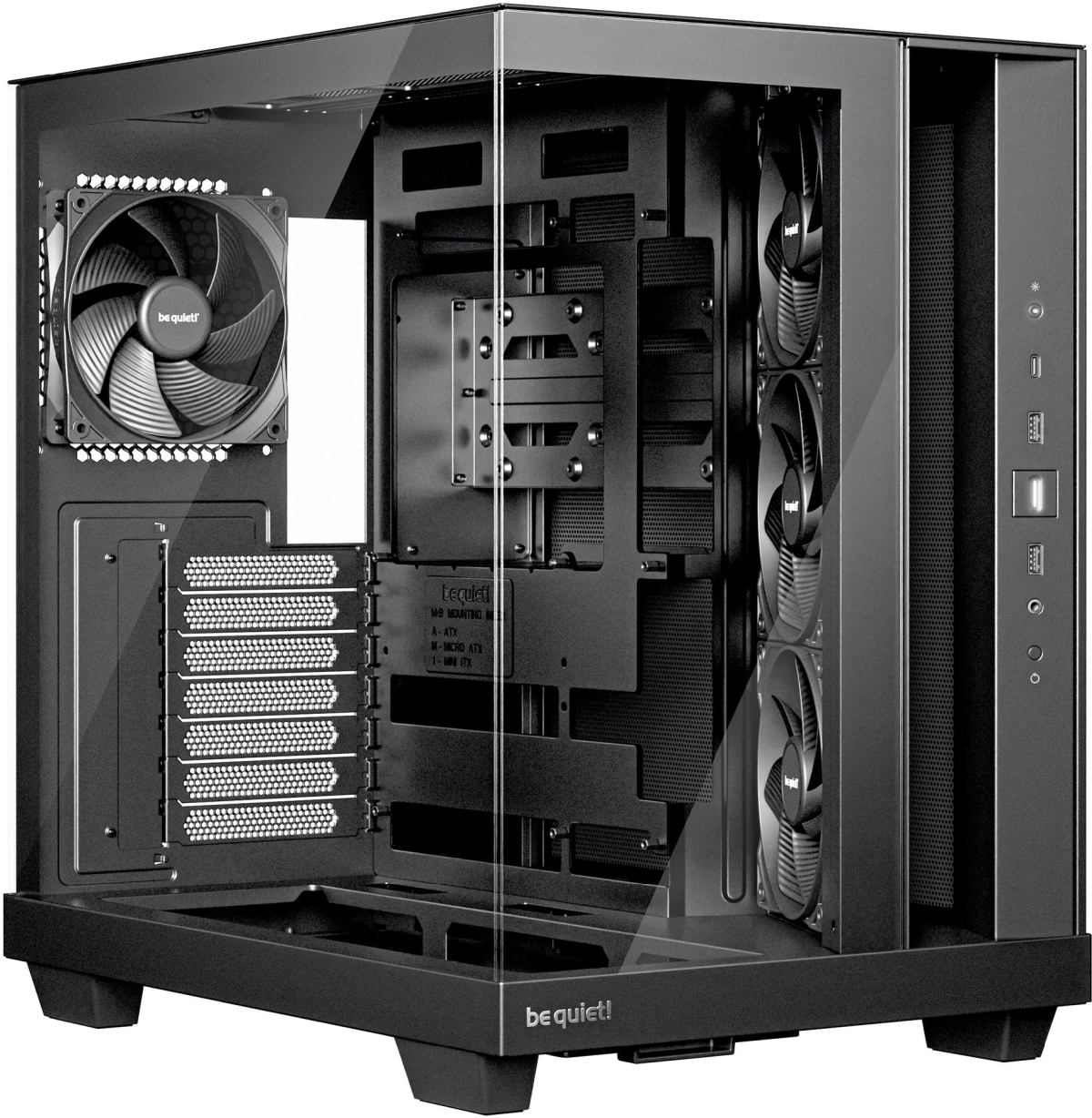 be quiet! кутия Case ATX - LIGHT BASE 500 Blackна ниска цена с бърза доставка - BestPC.BG